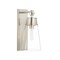 Z-Lite Wentworth 1 Light Wall Sconce, Brushed Nickel & Clear 2300-1SL-BN - alternate 1